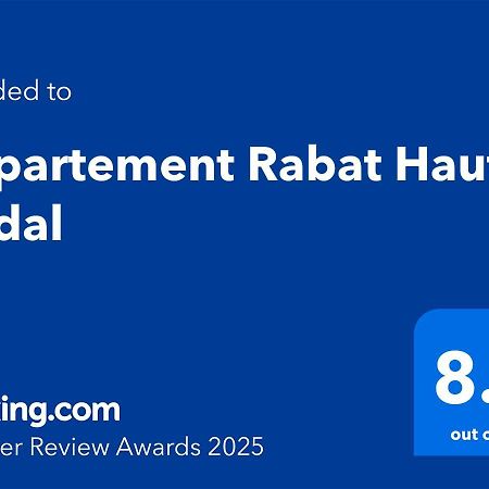 Appartement Rabat Haut Agdal Exterior foto