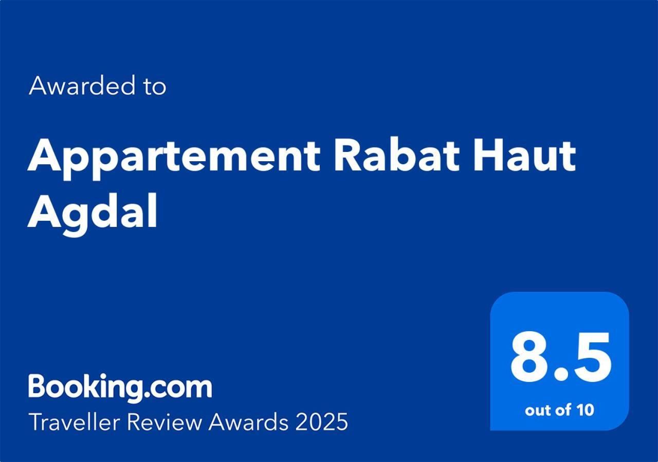 Appartement Rabat Haut Agdal Exterior foto